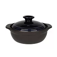 福介商店 日本陶鍋 萬古燒 丹寧藍 6.5號IH土鍋