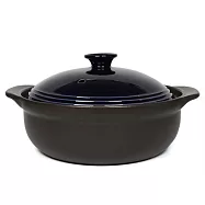 福介商店 日本陶鍋 萬古燒 丹寧藍 9號IH土鍋