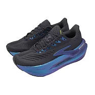 Brooks 慢跑鞋 Glycerin Max 2 男鞋 黑 藍 超級甘油 厚底 1104791D012 26cm NINE IRON/CHAMELEON