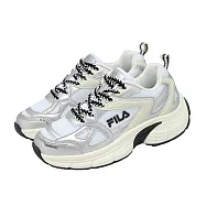 Fila 休閒鞋 Cubix 女鞋 藍 銀 拼接 緩衝 運動鞋 5C342A810 23.5cm BLUE/SILVER