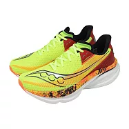Saucony 索康尼 競速跑鞋 Endorphin Azura 男鞋 黃 紅 訓練 緩震 推進 S21070402 27.5cm CITRON/BLACK