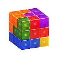 【Party World】磁力積木魔術方塊 卡片版 魔術方塊 puzzle 益智玩具 邏輯訓練 空間思維 動腦玩具 STEAM 玩具 創意拼裝