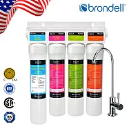【美國邦特爾】brondell CORAL四階全效生飲濾菌淨水器(硬水區專用) 無