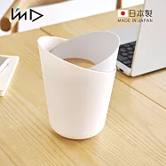 【日本岩谷Iwatani】ENOTS 日製鬱金香花瓣造型桌邊垃圾桶-1L- 白