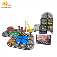 ScienceBaby - 雪鑽磁力片|道路建築師60片|2歲+ 道路建築師60片