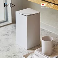 【日本岩谷Iwatani】RETTO 日製極簡角落掀蓋垃圾桶- 白