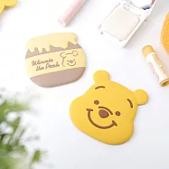 迪士尼小熊維尼矽膠造型隨身鏡 -小熊維尼大臉