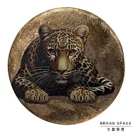 (行闊國際) 赤道幾內亞2025柔邊硬幣系列 - 豹99.9% 彩色銀幣1盎司 (請注意 漆面有自然開裂)