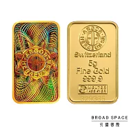 瑞士 Argor heraeus 亞格賀利氏 5g 公克 煥彩黃金條塊