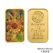 瑞士 Argor heraeusu亞格賀利氏 10G 公克 煥彩 黃金條塊