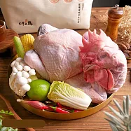【大野山牧場】草間雞 公全雞 帶頭腳 | 2100 g(六人份)