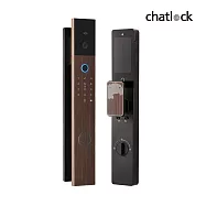 【Chatlock】日本製頂級電子門鎖 AI 智慧 A90 - 木紋款