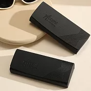 seoul show首爾秀 細菱格字母全鐵硬殼防壓墨鏡老花近視太陽眼鏡盒 黑色