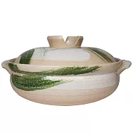 福介商店 日本土鍋 萬古燒 織部刷毛目 10號土鍋