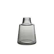 Holmegaard Flora 玻璃花瓶 (煙燻、短頸、高 12 cm)