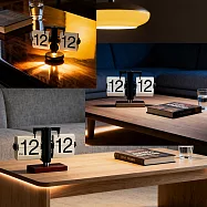 【JP嚴選-捷仕特】機械式復古翻頁時鐘 白色