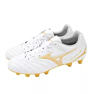 Mizuno 美津濃 足球釘鞋 Monarcida Neo III Select 寬楦 男鞋 白黃 P1GA2625-50 28cm WHITE/YELLOW