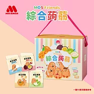 【MOS摩斯漢堡】MOS Friends綜合蒟蒻禮盒 (芭樂/百香果/芒果/優格風味) 40袋/盒