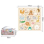 便儶迷你口袋野餐墊 L碼 (210x220cm) 動物樂園