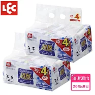 日本LEC 激落君電解水清潔濕拖巾超厚20抽X8包入