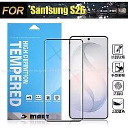 Xmart Galaxy S26 全膠2.5D滿版曲面玻璃貼-指紋辨識-黑 單一