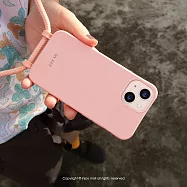 INJOY malliPhone 17/16/15/14/13/12/SE3 系列 可拆式 Urban Basic 櫻花粉 背繩防摔手機殼 A款 iPhone 16e(6.1)