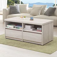 Homelike 喜家居4尺雙抽大茶几(2541)