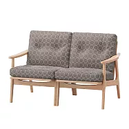 Maruni 60 Frame Chair 標準框架雙人沙發 (橡木、灰鈴鼓布料)