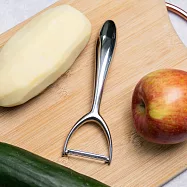 《Fox Run》美國 Y型不鏽鋼削皮刀(亮銀) | 刨皮刀 去皮刀 削皮器