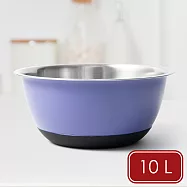 《Fox Run》美國 不鏽鋼止滑打蛋盆 丁香紫10L