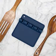 《Fox Run》美國 4格矽膠鏟匙架(深海藍) | 湯勺架 鍋鏟架 廚具收納