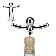 《Umbra》加拿大 Buddy小人螺旋開酒器(鏡銀) | 開瓶器