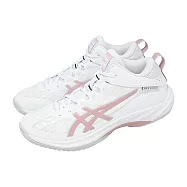 Asics 亞瑟士 籃球鞋 Gelhoop V17 S 男鞋 女鞋 白 粉紅 戶外場 緩衝 1063A101105 27.5cm WHITE/MORGANTITE