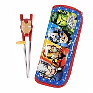 迪士尼 鋼鐵人面具 學習筷 餐具袋組 復仇者聯盟