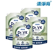 清淨海 DR.VK鋅銀離子(防蹣/酵素/除臭/抗菌)洗衣精 PLUS 1500g 款式任選(4入組) 防蹣4入組