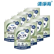 清淨海 DR.VK鋅銀離子(防蹣/酵素/除臭/抗菌)洗衣精 PLUS 1500g 款式任選(8入組) 防蹣8入組