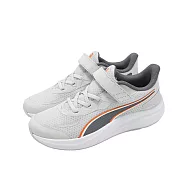 Puma 慢跑鞋 Skyrocket 2 AC+ PS 中童 小朋友 灰橘 魔鬼氈 運動鞋 312414-11 20.5cm GREY/ORANGE