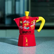 【Bialetti 比亞樂堤】 坂本日常 Sakamoto Days 聯名摩卡壺3TZ 3杯份 坂本紅