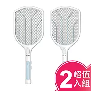 安寶三層網充電式捕蚊拍/電蚊拍(超值二入組) AB-9922