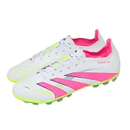 adidas 愛迪達 足球釘鞋 Predator League 2G/3G AG 男鞋 白 粉 人造草皮 ID3836 26.5cm WHITE/PINK