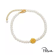 【Prisme Gold】圓滿金珠 黃金珍珠手環 任選 (金重0.05錢&plusmn;0.02)