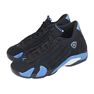 Nike 籃球鞋 Air Jordan 14 Retro 男鞋 黑 藍 喬丹 AJ14 487471-007 26.5cm BLACK/BLUE