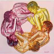【玲廊滿藝】吳麗玉-小暑(7)72x72cm