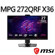 msi微星 MPG 272QRF X36 27吋 平面電競螢幕 (27"/2560x1440/16:9/360Hz/IPS)