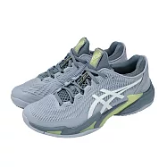 Asics 亞瑟士 網球鞋 Court FF 3 男鞋 灰藍 白 輕量 緩衝 穩定 亞瑟膠 1041A370404 30cm GREY BLUE/WHITE