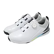 Mizuno 美津濃 高爾夫球鞋 Nexlite Enerzy II 男鞋 防水 白 黑 旋扣 51GM2651-01 25.5cm WHITE/BLACK