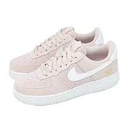Nike 休閒鞋 W Air Force 1 07 SE 女鞋 粉紅 白 小金勾 AF1 IQ9964-600 23cm PINK/WHITE