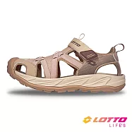 【LOTTO 義大利】 男 悠活 護趾涼鞋- 25cm 沙漠卡其