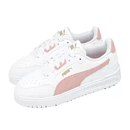 Puma 休閒鞋 Shuffle Downtown 男鞋 女鞋 白 粉 復古 皮革 402596-14 25.5cm WHITE/PINK
