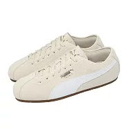 Puma 休閒鞋 Tackle 男鞋 女鞋 米 白 復古 麂皮 薄底 膠底 404456-15 23cm BEIGE/WHITE